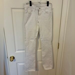 Women’s Guess Brittany Boot White Jeans